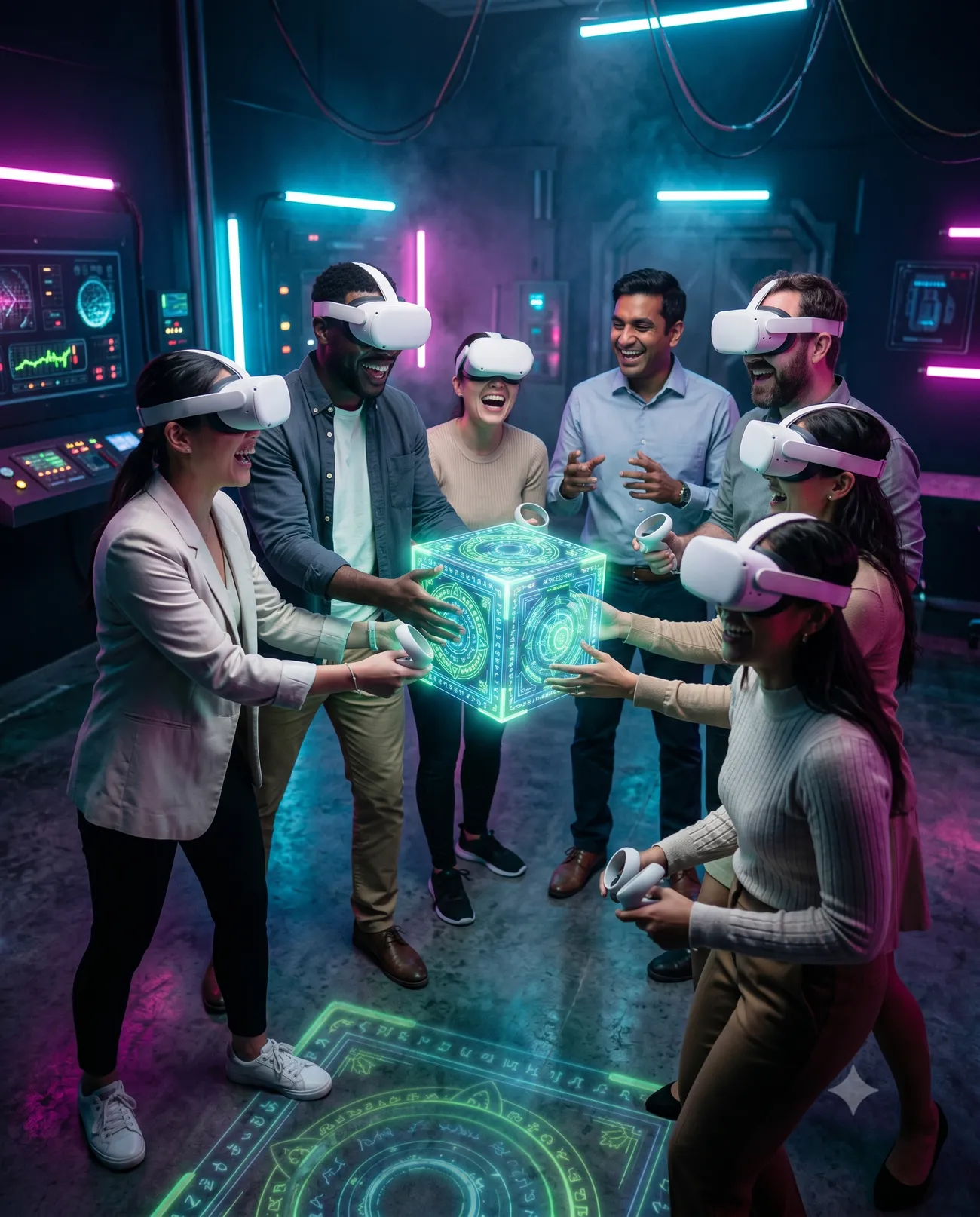 Salle d'escape game VR à Nexus Reality Bienne